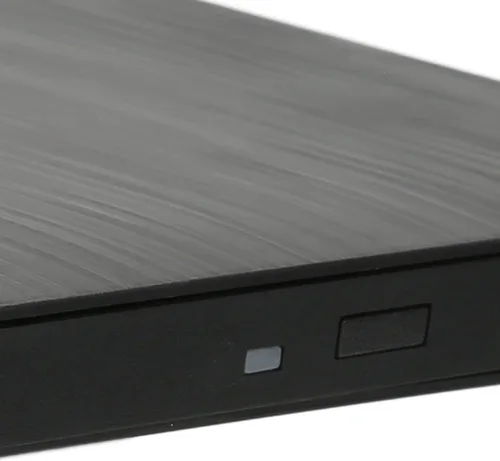 Vista 8 de Hilitand Unidad de DVD externa, portátil USB3.0 CD DVD Drive CD ROM Rewriter Laptop Caja de unidad óptica compatible con PC de escritorio Linux OS X