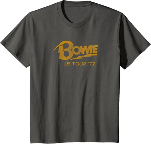 Vista 19 de David Bowie - Camiseta US Tour '72, Negro