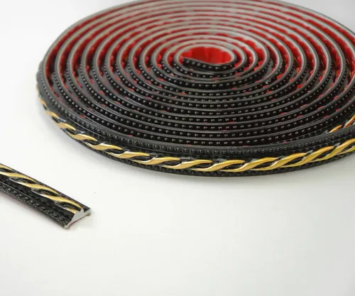 Vista 7 de Colamo Tira de calafateo blanca cromada de 16.4 pies para bordes, cuerpo lateral, molduras adhesivas flexibles y adornos para pared, espejo, techo