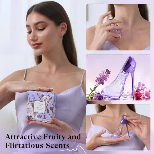 Vista 4 de Eau de Parfum de larga duración para mujer, fragancia floral de vainilla