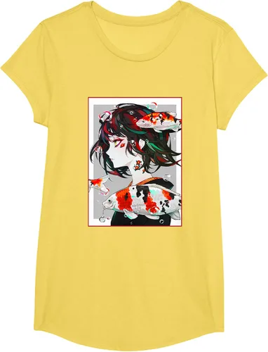 Vista 55 de Camiseta de anime anime japonés estético Otaku Negro