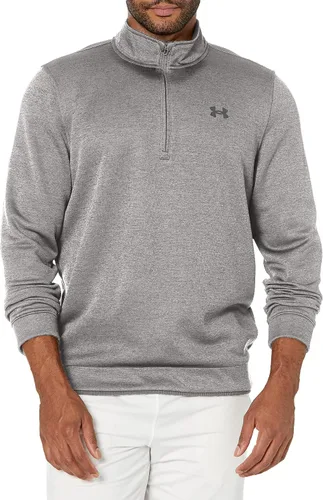 Vista 18 de Under Armour Suéter Storm SweaterFleece para hombre con cuarto de cremallera (001) negro/blanco/negro