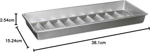 Vista 6 de USA Pan - Molde para pan antiadherente New England para hot dog y roll de langosta, acero aluminizado