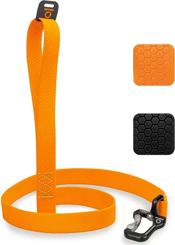 Vista 7 de COLLAR Evolutor - Correa para perro extra resistente de 4 pies, duradera para perros grandes, medianos y pequeños, fuerte para razas grandes, Negro