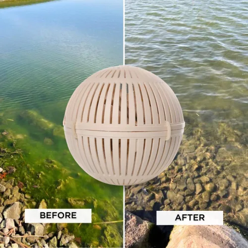 Vista 2 de Healthy Ponds Aquasphere Pro Tratamiento biodegradable para estanques, trata hasta 1,000 galones