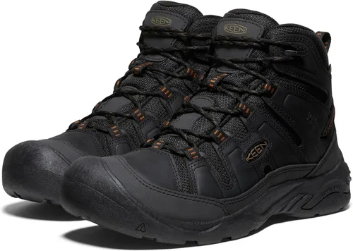 Vista 4 de KEEN Botas de senderismo Circadia de altura media cómodas e impermeables para hombre.