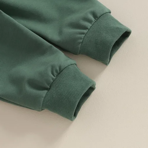 Vista 6 de Ropa de otoño e invierno para bebés y niños pequeños, sudadera con cuello redondo, sudadera con cuello redondo y pantalón largo, 2 piezas