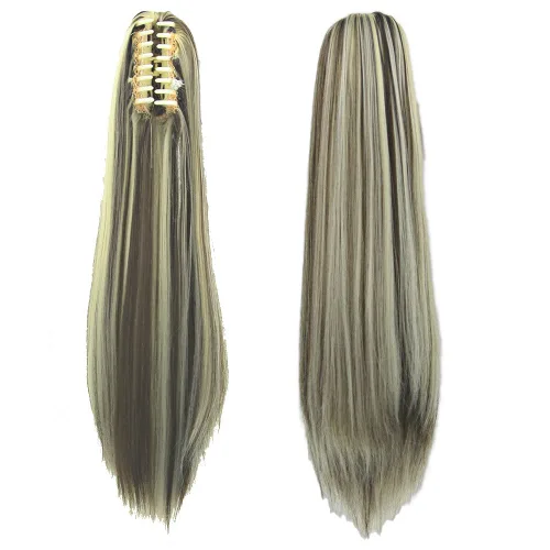 Vista 6 de Extensiones de pelo largo y liso para mujer, fibra natural, 16/613