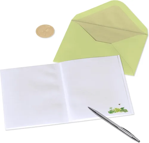 Vista 3 de Papyrus - Tarjeta en blanco (florales)