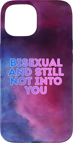 Vista 5 de Bisexual and Still Not Into You Bi Flag Pride Equality Humor Case for iPhone 17