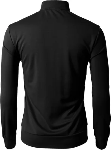 Vista 4 de H2H - Chaqueta deportiva ligera ajustada con cremallera para hombre Cmoja0103-negro