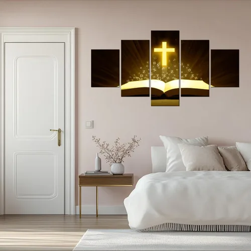 Vista 30 de Arte de Pared Cristiano Símbolo Religioso Cuadro Enmarcado Pintura de Cruz de Cristo Cruces Decoración de Pared Impresión en Lienzo de Cruz Póster