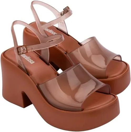 Vista 10 de Melissa Sandalias de plataforma Lina para mujer Beige
