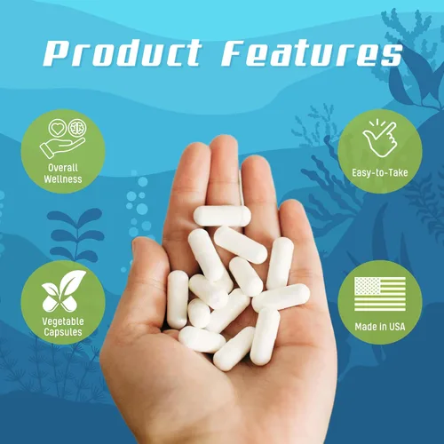 Vista 5 de Daily Health, Coral Calcium Pure Okinawa - Suplemento de grado marino con 72 oligominerales - 1475 mg, 90 cápsulas vegetales (suministro de 1 mes)