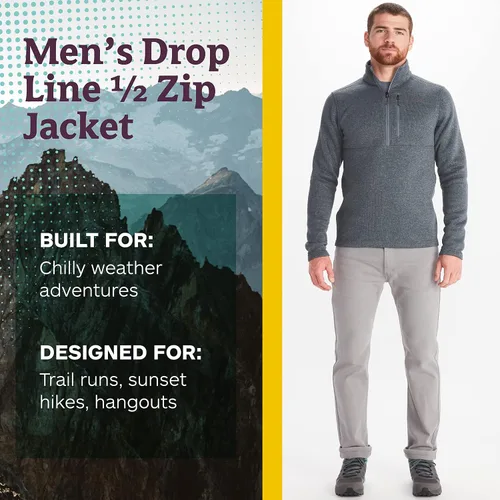 Vista 2 de MARMOT Men's Drop Line 12 Zip Fleece Jacket