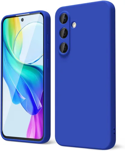 Vista 397 de oakxco Funda para teléfono Samsung Galaxy S8 de silicona líquida, delgada y fina de gel de goma suave TPU cubierta protectora simple llana