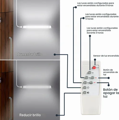Vista 5 de Luces solares de gallinero con temporizador, luces solares para cobertizos, luz de tienda al aire libre 2 Pack, IP66 Waterproof & 16.4ft Cord