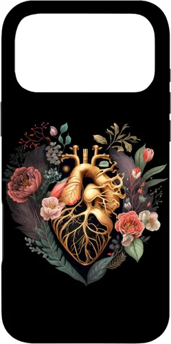 Vista 22 de Anatomical Heart and Flowers for Your Love Case for iPhone 17