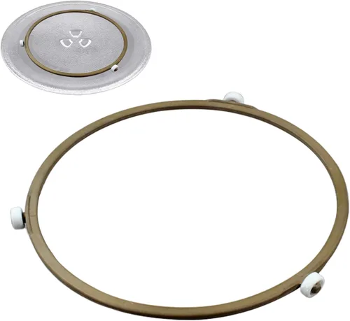 Vista 6 de Anillo giratorio de microondas de 7 pulgadas, anillo de rodillo de microondas, soporte para bandeja de placa de vidrio, anillo interior de repuesto