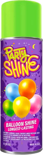 Vista 9 de Party Shine - Aerosol de silicona para globos de látex, aroma dulce de chicle, impermeable, fórmula antideslizante, brillo de globo, perfecto