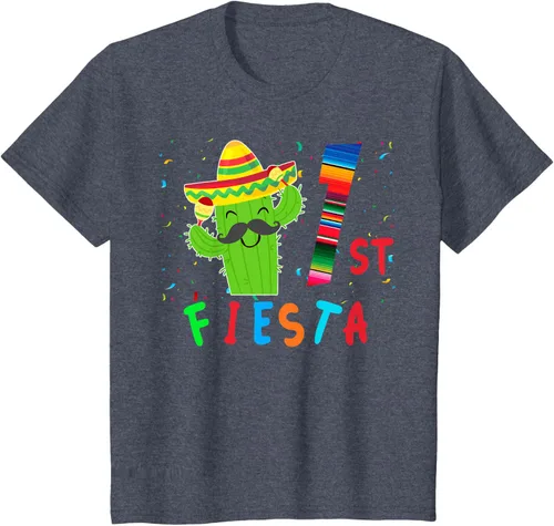 Vista 94 de Camiseta mexicana para fiesta temática de cumpleaños a juego, Negro, S