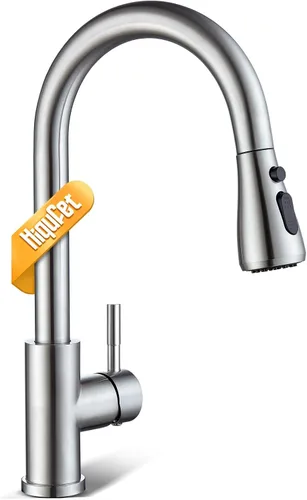 Vista 15 de Hiqufet Grifos de agua potable para fregadero de cocina, grifo de filtro de agua de acero inoxidable para ósmosis inversa o sistema de filtración