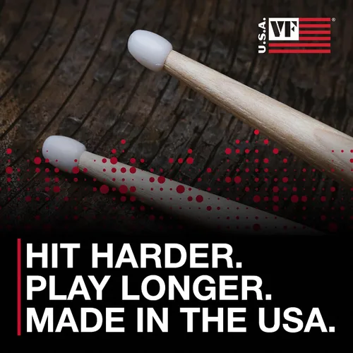 Vista 4 de Vic Firth American Classic 5AN - Punta de nailon