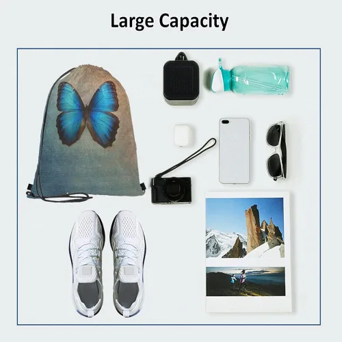 Vista 3 de Beabes No Drama Llama Cordón Bolsas Mochila Bolsa Gimnasio Saco Bolsa con Cordón, Multi-a37, Mochilas de viaje