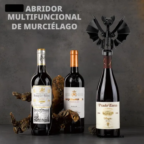 Vista 4 de Abridor de vino gótico, regalos de Halloween para mujeres, lindos accesorios de cocina