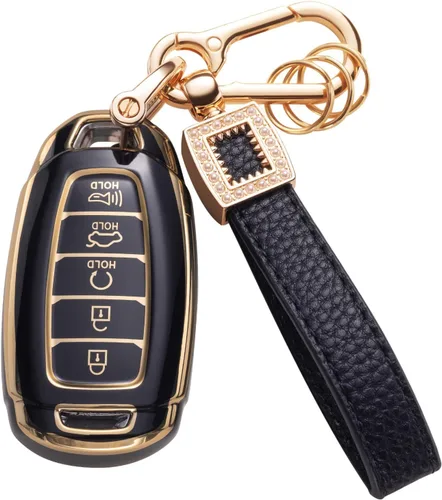 Vista 11 de Funda para llavero Benz, cordón de cuero con protección para llave inteligente, compatible con Clase A, Clase C, Clase G, Clase E y Clase S 2017-2021