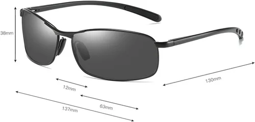 Vista 4 de laureles Full Reader - Gafas de sol de lectura polarizadas para hombre, marco de metal, estilo vintage, con aumento