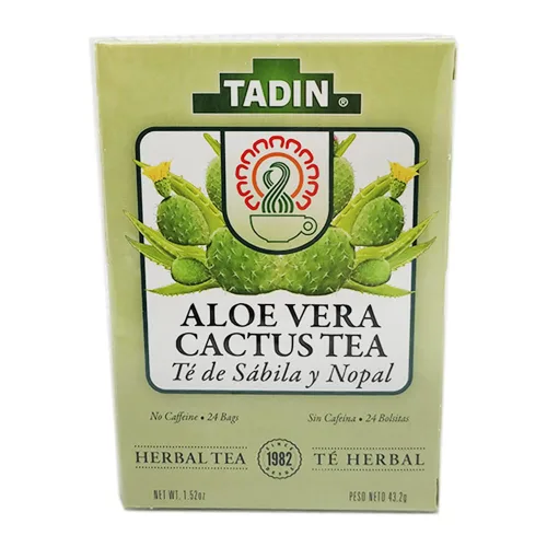 Vista 2 de Tadin Té Aloe Vera Con Cactus 24 Bolsas - Te De Sabila Con Nopal - Té