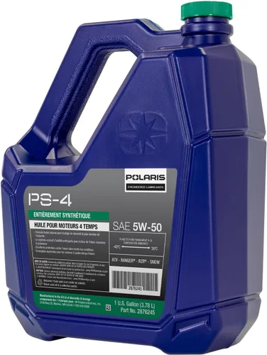 Vista 8 de Polaris Aceite de motor PS-4 completamente sintético 5W-50 para todas las estaciones