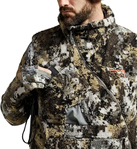 Vista 7 de Sitka Optifade Elevated II - Chaleco de caza con aislamiento silencioso para hombre