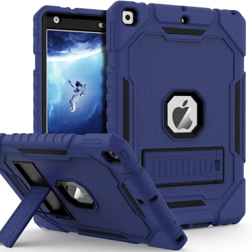 Vista 17 de ZoneFoker Funda para iPad de 9ª/8ª/7ª generación 2021/2020/2019 (10.2 pulgadas), Resistente de Servicio Pesado Grado Militar a Prueba de Golpes