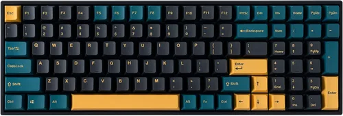 Vista 2 de BOYI TK96 Teclado de modo triple intercambiable en caliente 90% RGB, 2.4 GHzBluetooth 5.0teclado con cable, teclado N-Key Rollover personalizado