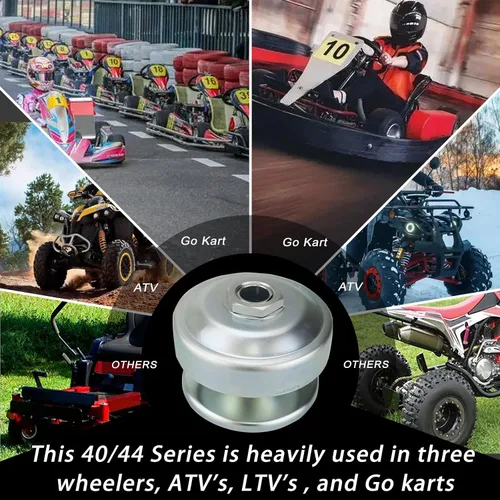 Vista 5 de Serie 40 de 1" de diámetro interior Go Kart CVT convertidor de par embrague conductor compatible con Comet 40/44