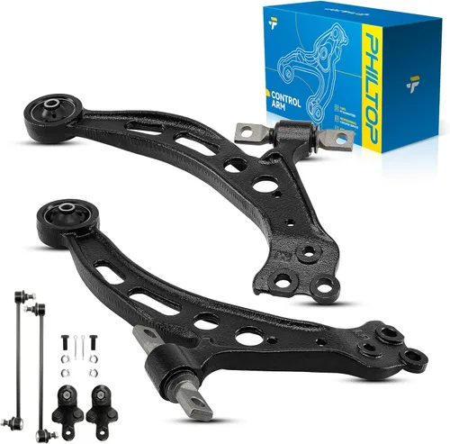 Vista 204 de PHILTOP 6 piezas de brazo de control delantero inferior con barra estabilizadora de rótula para Nissan Rogue 2014-2020 Rogue Sport 2017-2022 Qashqai