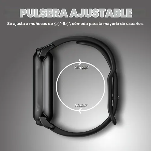 Vista 6 de Pulsera de silicona compatible con grabadora de voz Plaud NotePin, funda de PC con correa ajustable para Plaud NotePin S (2025), correa de repuesto