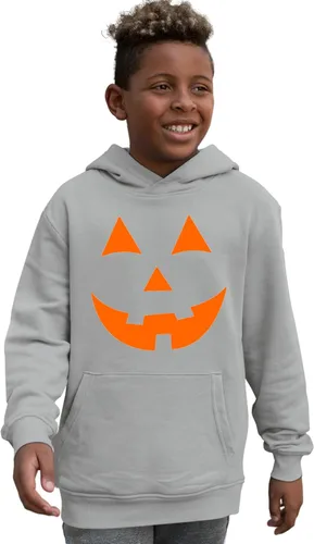 Vista 13 de Go All Out Jack O Lantern Pumpkin Face Halloween Divertida sudadera con capucha para hombre y mujer Naranja