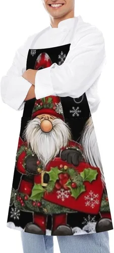 Vista 4 de Delantales de gnomo, duradero, cómodo, resistente, con bolsillos, para hombres y mujeres (paquete de 1), Gnome