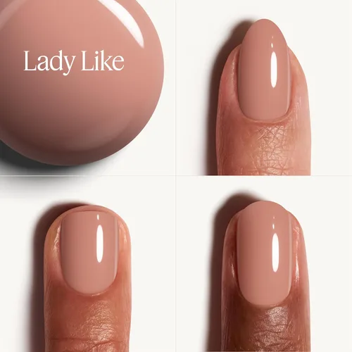 Vista 3 de Essie - Esmalte de uñas de calidad de salón, fórmula vegana libre de 8, malva suave rosa, Ladylike, 0.46 onzas 03 DAMA GUSTA