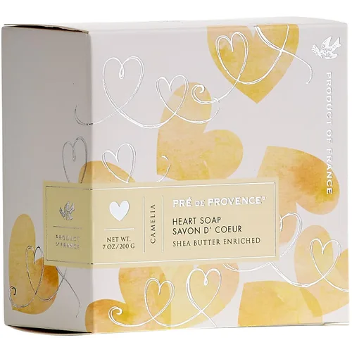 Vista 2 de Pre de Provence Jabón de regalo en forma de corazón, 7.05 oz, Camelia (6282)