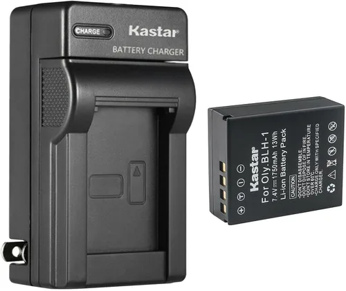 Vista 8 de Kastar Cargador de batería de pared de CA totalmente decodificado para Olympus BLH-1, BLH-01, PS-BLH1, BLH1, cargador BCH-1, Olympus OM-D EM1 Mark