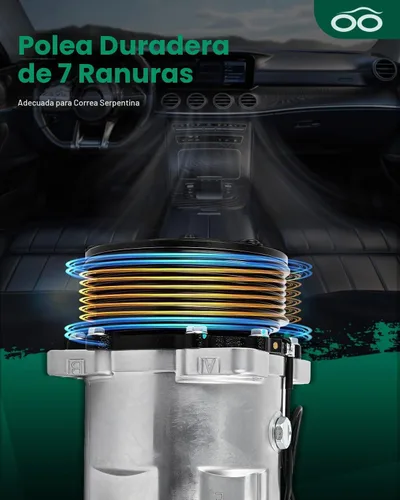 Vista 5 de Compresor de aire SCITOO para autos para J-eep Cherokee de 1985-1987