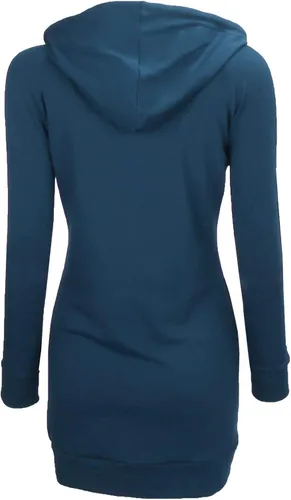 Vista 4 de BEPEI Sudadera de manga larga con capucha para mujer, con bolsillos