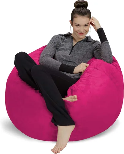Vista 71 de [Usado] Sofa Sack Funda para Silla Puff Solo la Funda, para Adultos y Niños, Sin Relleno, Cómoda y Esponjosa, Funda de Repuesto para Silla Puff