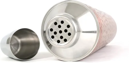 Vista 5 de Cook Pro Inc. - Mezclador de cóctel de acero inoxidable de 27 onzas, cobre