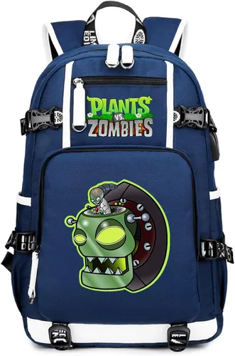 Vista 25 de ISaikoy Game Plants vs. Zombies - Mochila de hombro para libros, mochila escolar, color 1