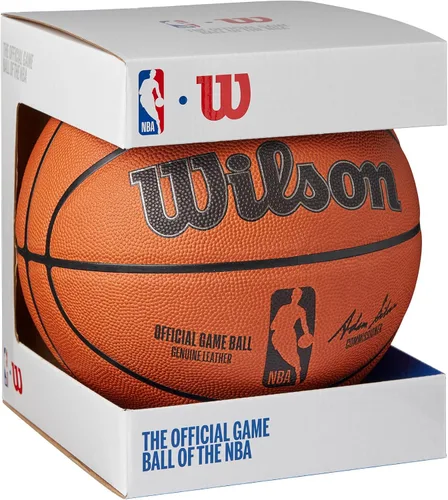 Vista 10 de Wilson Baloncesto Oficial de Juego de la NBA - Marrón, Talla 7-29.5